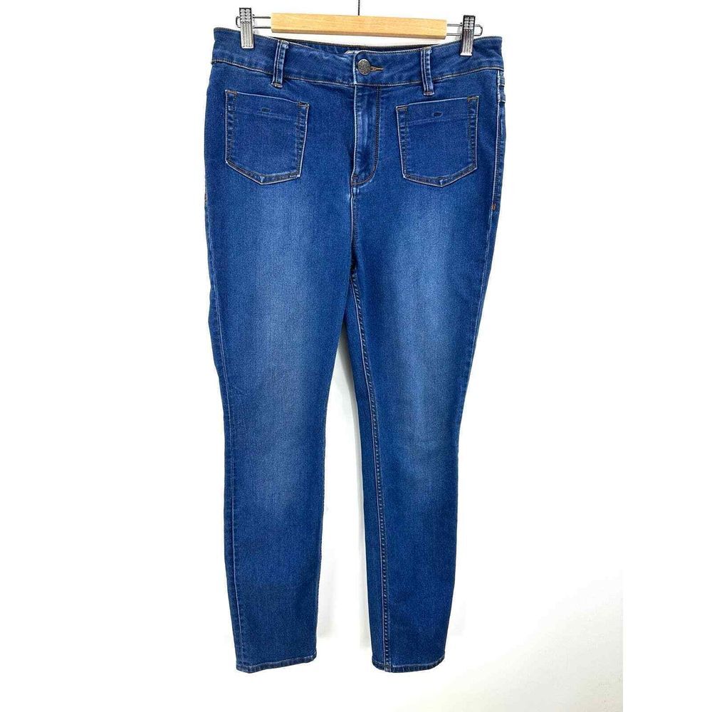 Free People Blue Jeans Flat Front Pockets Denim Women's Size 31